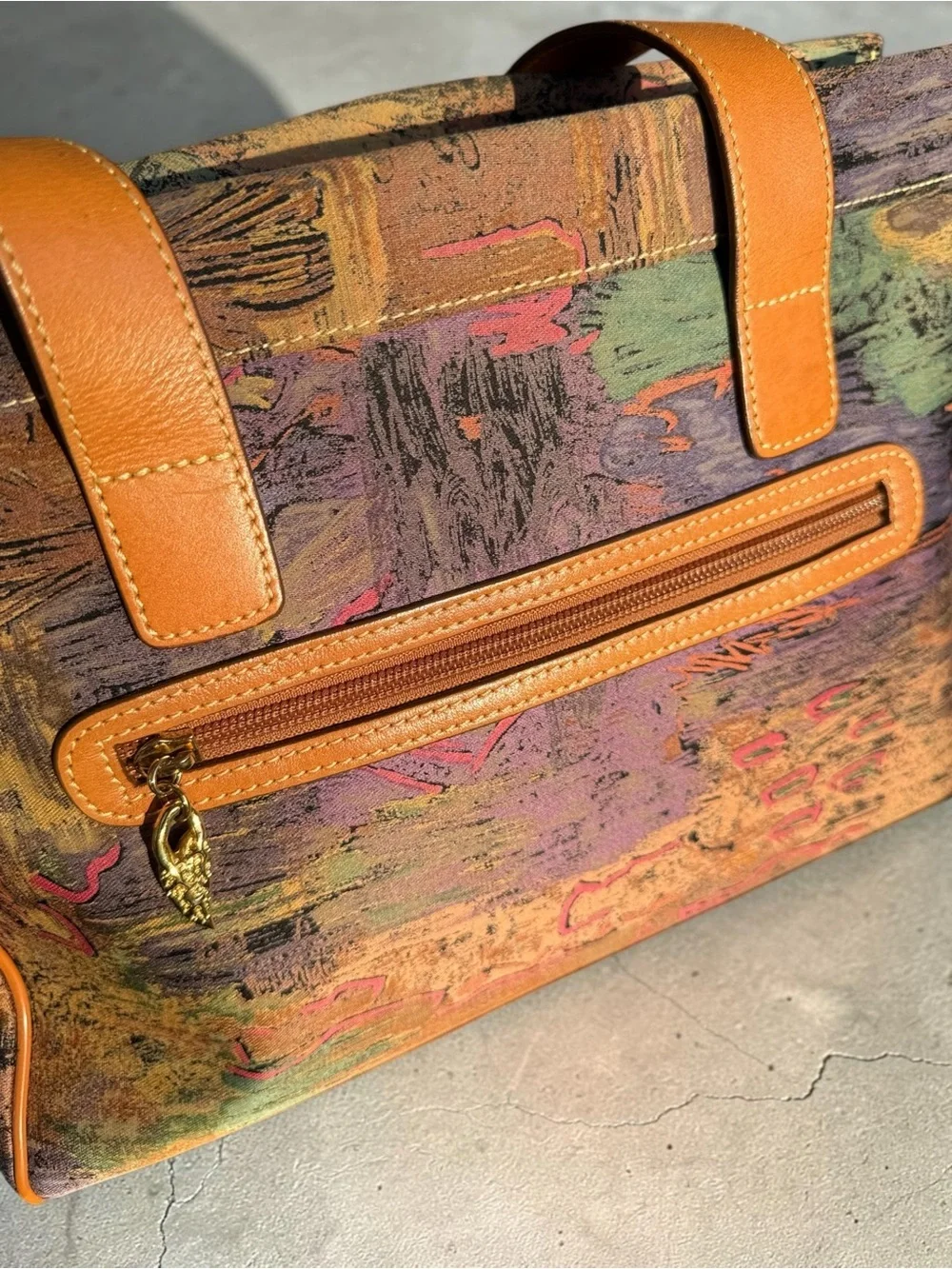 Vincent Van Gogh Multicolor Tote Paris Amsterdam Purse